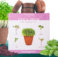 Nature’S Blossom Microgreens Sprouting Kit – Outdoor & Indoor Herb Garden W/Arugula, Basil, Beets, and Chard Seeds – Gardening Gifts