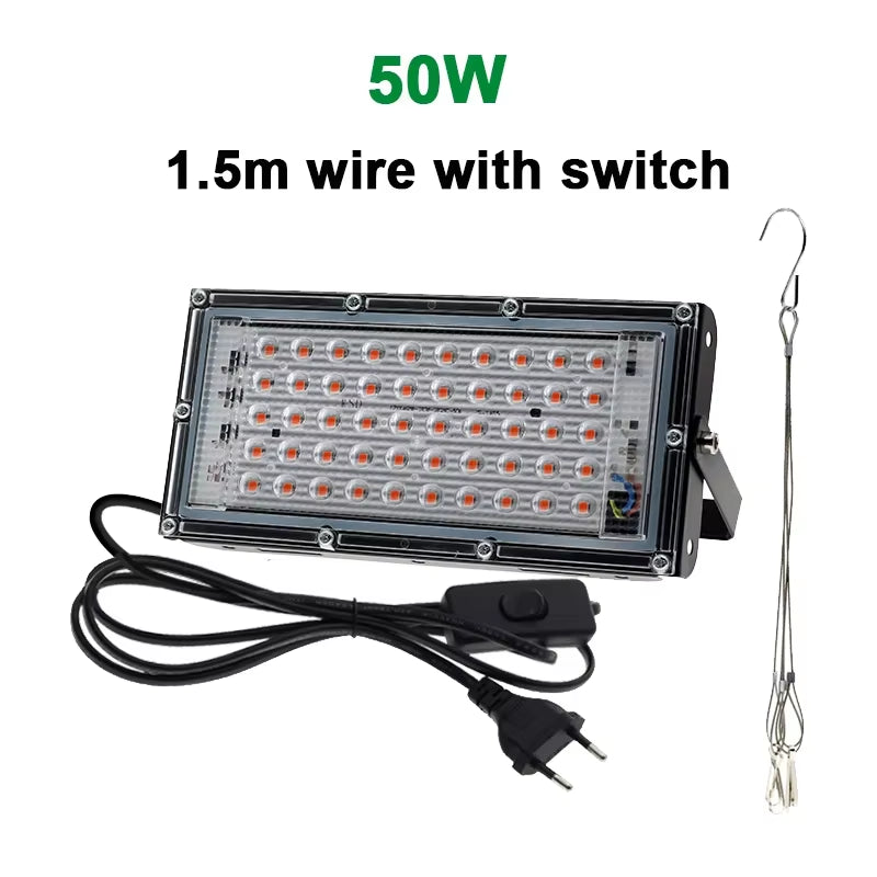 Led Grow Light Full Spectrum Phyto Lamp for Plant Light 300W Hydroponics Growing System Greenhouse Flower Seeds Grow Lighting