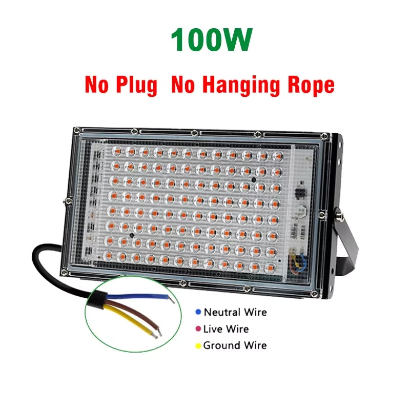 Led Grow Light Full Spectrum Phyto Lamp for Plant Light 300W Hydroponics Growing System Greenhouse Flower Seeds Grow Lighting