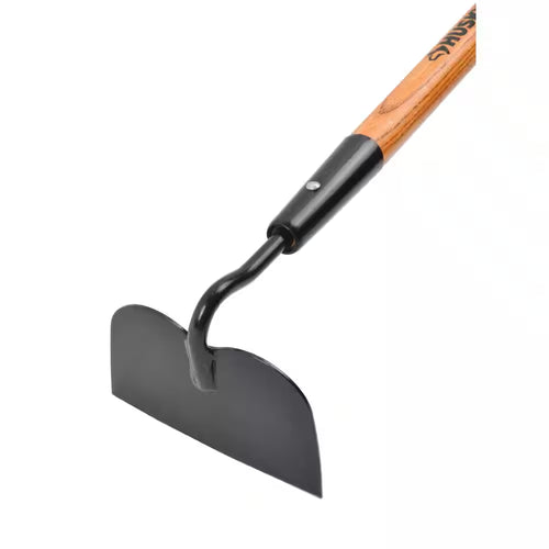 51 In. L Wood Handle 6.25 In. Garden Hoe with Grip