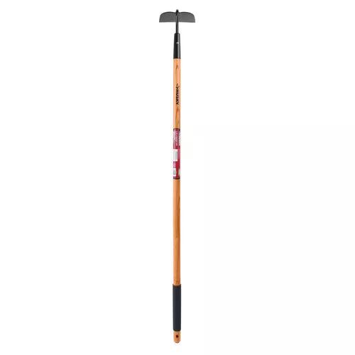 51 In. L Wood Handle 6.25 In. Garden Hoe with Grip
