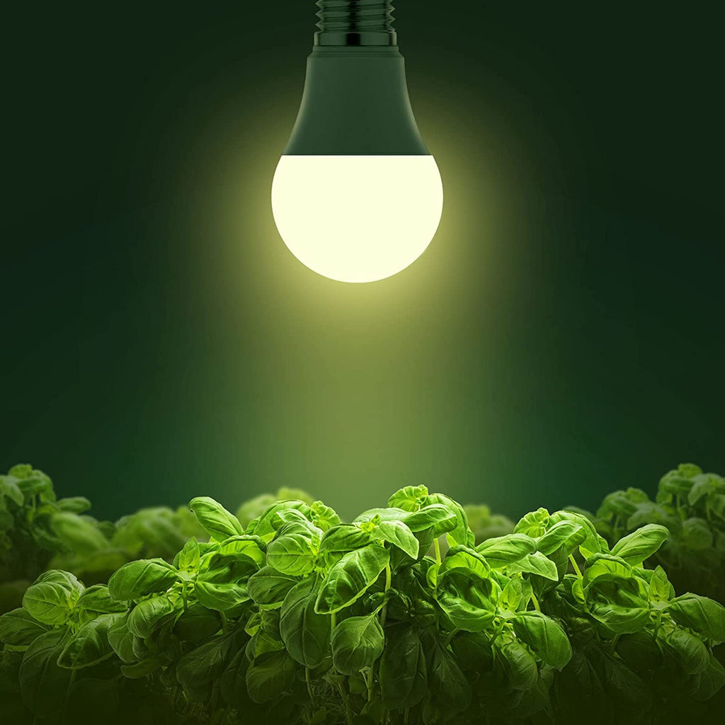 Grow Light Bulbs, LED Grow Light Bulb A19 Bulb, Full Spectrum Grow Light Bulb, Plant Light Bulbs E26 Base, 11W Grow Bulb 100W Equivalent, Grow Light for Indoor Plants, Seed Starting, 6 Pack